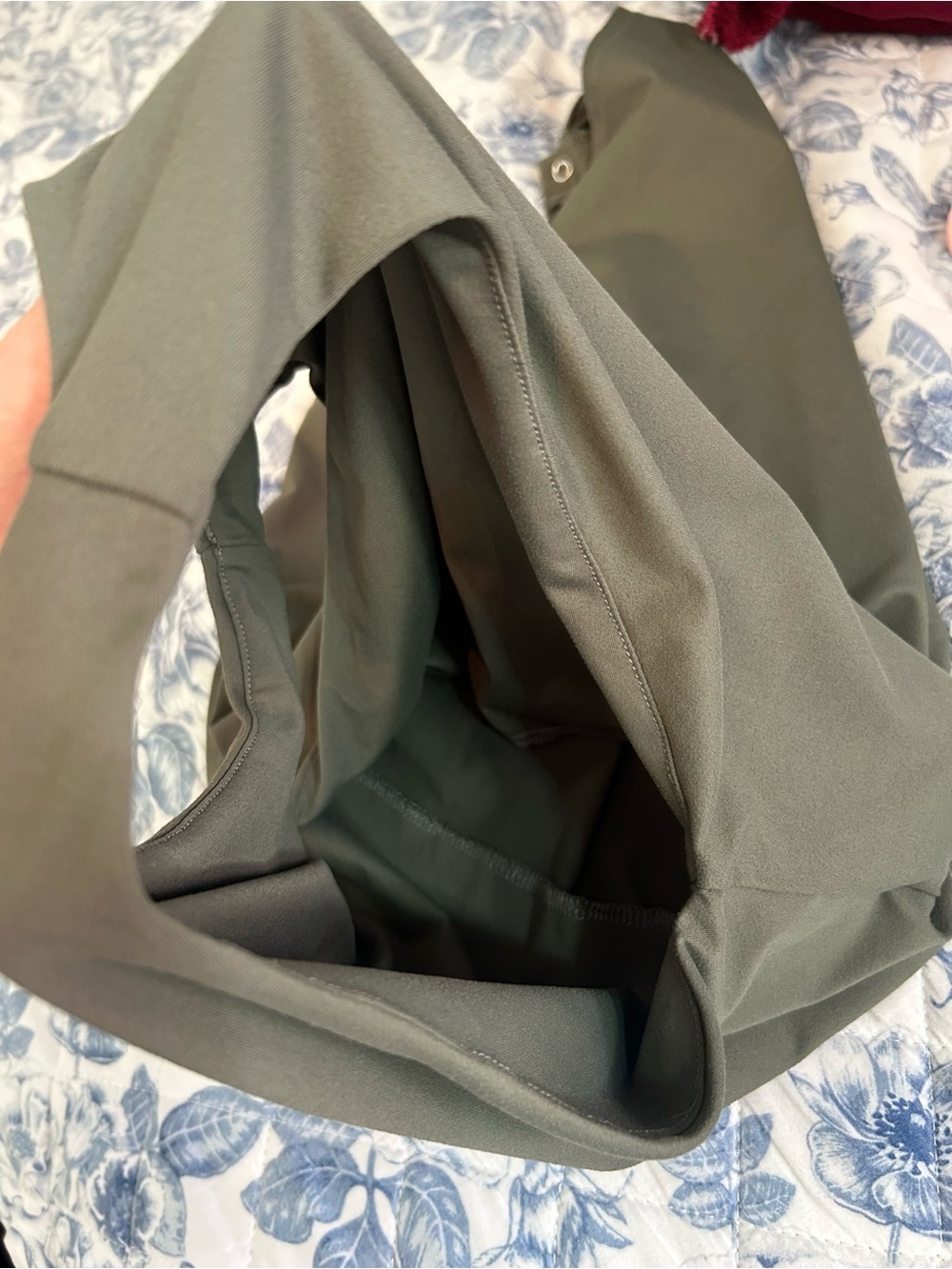 Olive Green sculpting Tank Bodysuit Layering Summer Deep Sage High Neck Stretch✨ - Picture 7 of 7